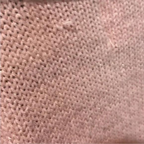 Women's Jaclyn Smith Pink V-Neck Vintage Sweater with Floral Embroidery Size L - Picture 11 of 12